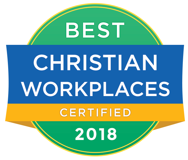 Best Christian Workplaces Certified 2018 Badge